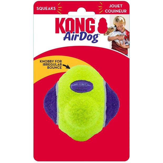 Toy Dog KONG AirDog Squeaker Knobby Ball Md/Lg игрушка для собак - фото 6437