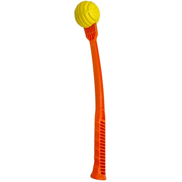 Мяч для лакомств с пусковым устройством / Toy Dog Flingerz Ball - фото 6635