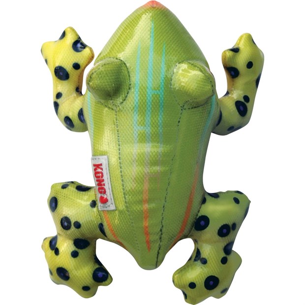 201332 Toy Dog KONG Shields Tropics Frog, игрушка для собак - фото 6824
