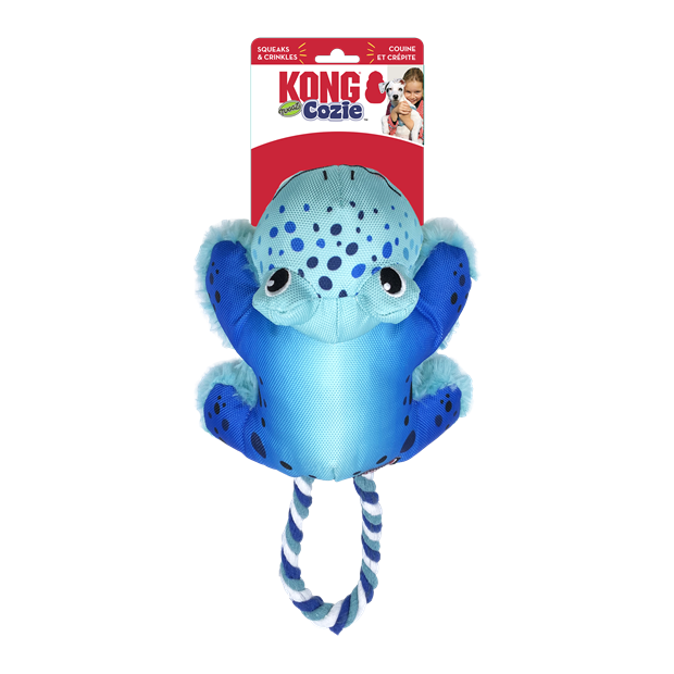 KONG Cozie Tuggz Frog 259133 - фото 8357