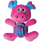 Игрушка для собак KONG® Weave Knots Pig 22 см - фото 6234