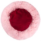 BED1PINK Лежанка-пуфик для животных "Пончик розовый" - фото 6793