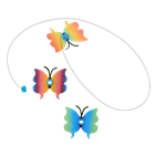 KONG Teaser Pursuit Butterfly- Replacement Pack 258653 - фото 8428